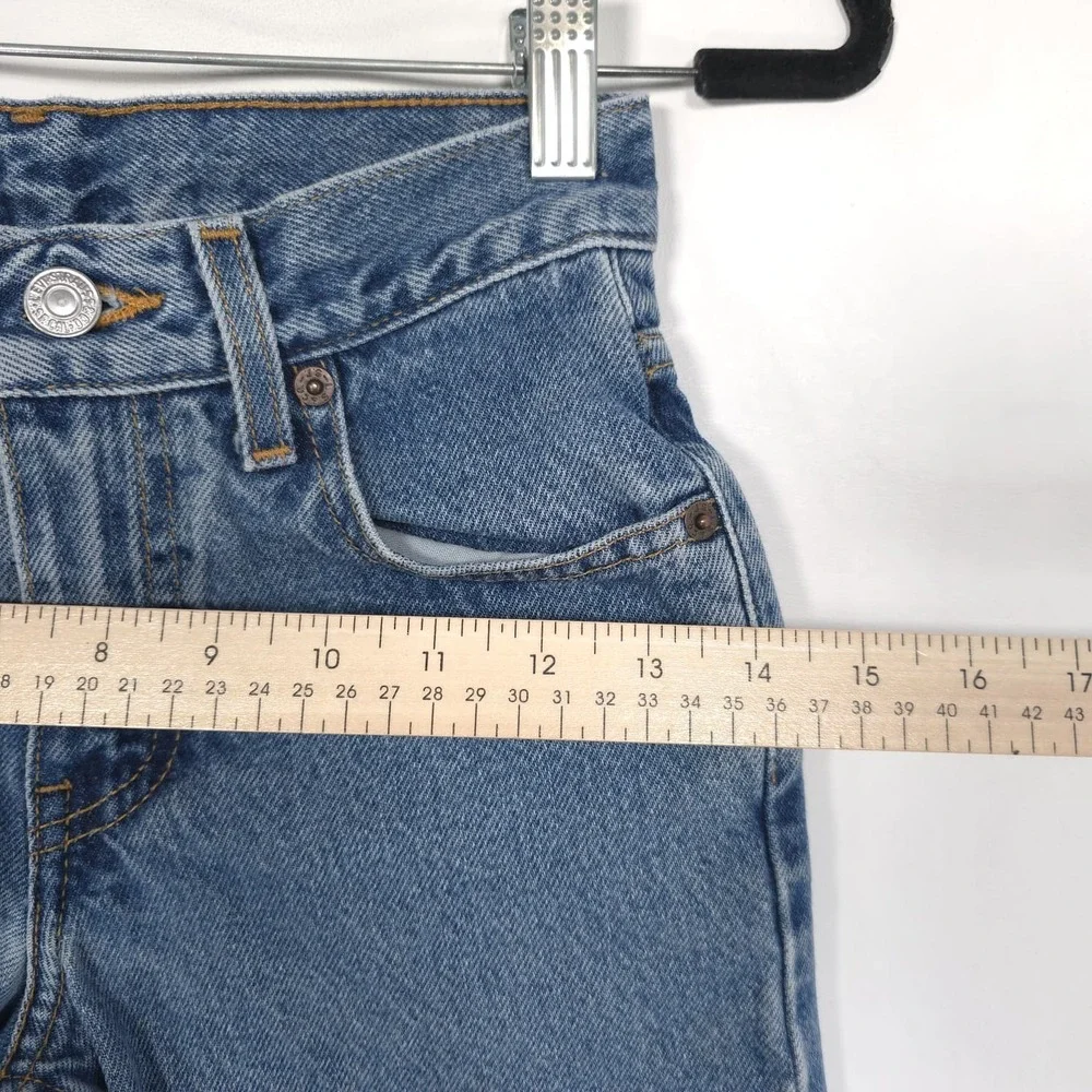 LEVI'S 550 Kids Unisex 8 Relaxed Fit Tapered Blue 100% Cotton VINTAGE 4577A